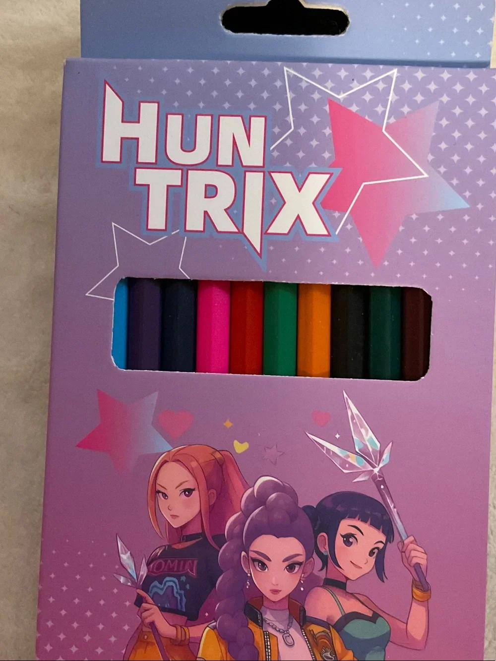 12-Color Kids Crayon Set - Pink Pack